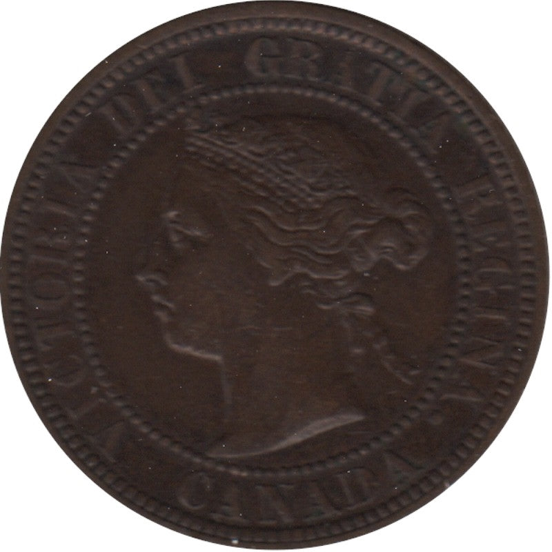 1887 Canada 1-cent VF-EF (VF30)