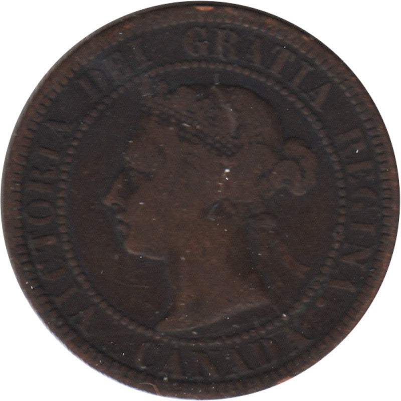 1887 Canada 1-cent Very Good (VG8)