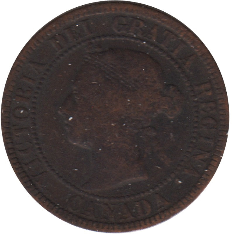 1882H Obv. 2 Canada 1-cent G-VG (G-6)