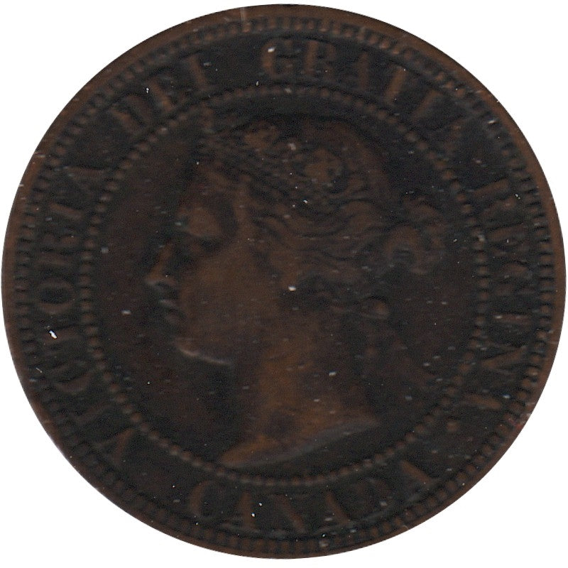 1882H Obv. 2 Canada 1-cent Fine (F-12)