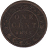 1882H Obv. 1a Canada 1-cent VG-F (VG10)
