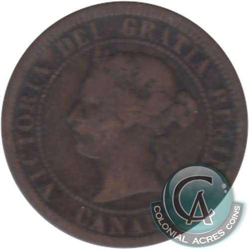 1881H Obv. 1 Canada 1-cent Good (G4)