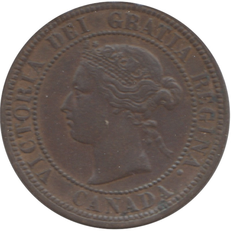 1876H Canada 1-cent Very Fine (VF20)