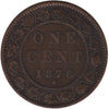 1876H Canada 1-cent F-VF (F15)