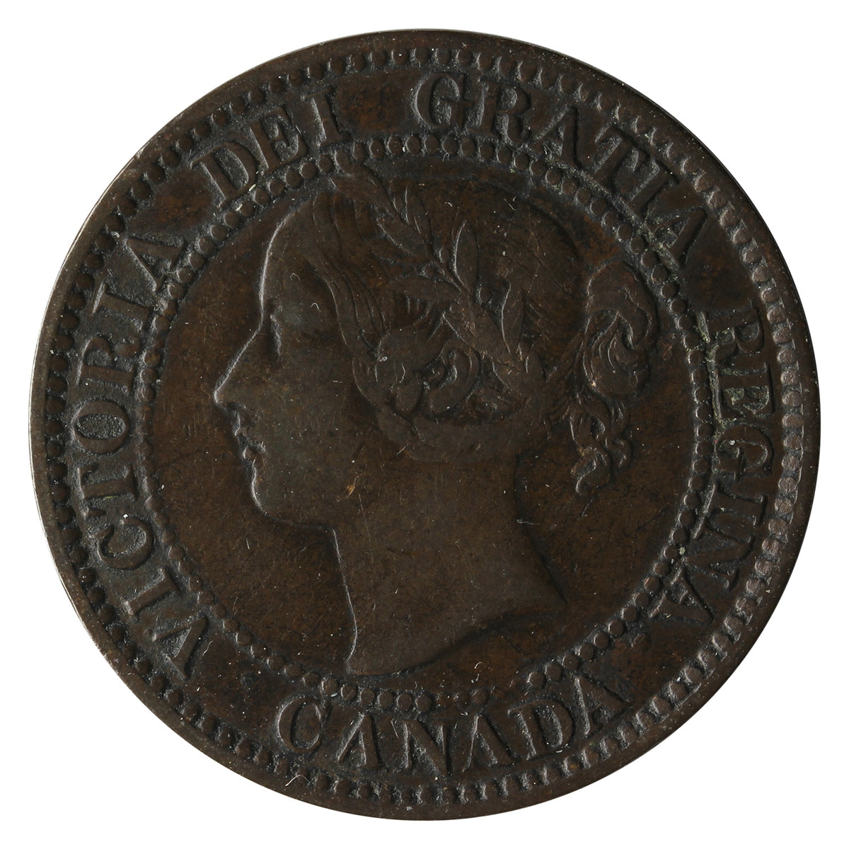 1858 Canada 1-cent Very Fine (VF20) $