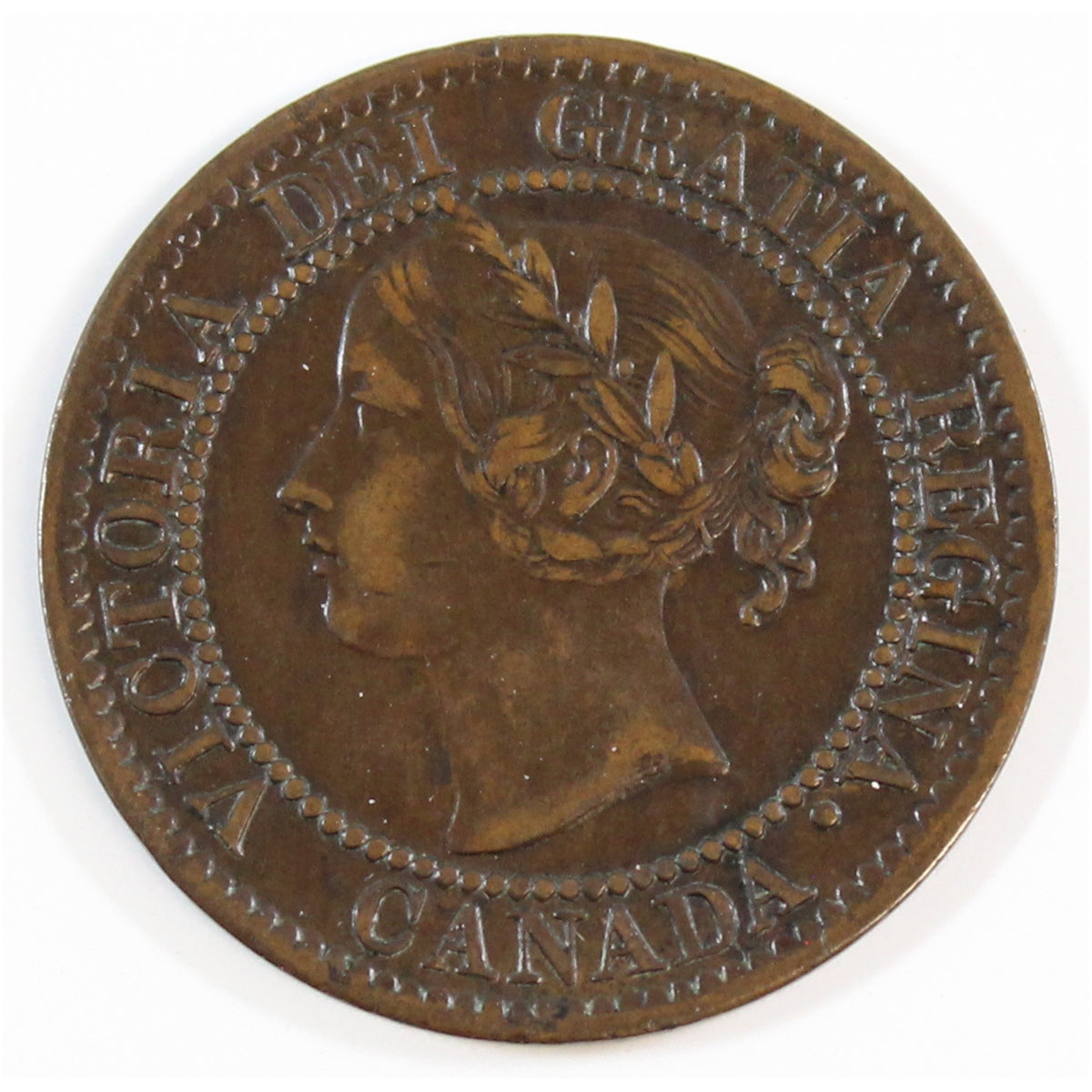 1859 Wide 9/8 Canada 1-cent EF-AU (EF45) $
