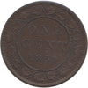 1859 Narrow 9 Canada 1-cent VF-EF (VF30)