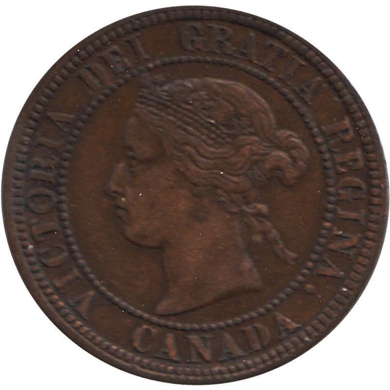 1881H Obv. 1 Canada 1-cent VF-EF (VF30)