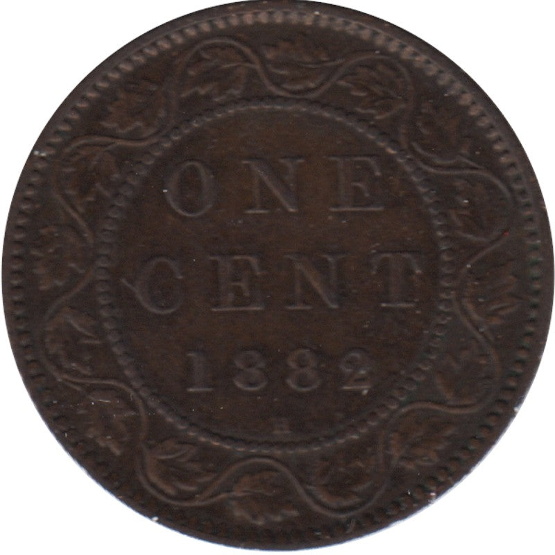 1882H Obv. 1 Canada 1-cent Very Fine (VF-20)