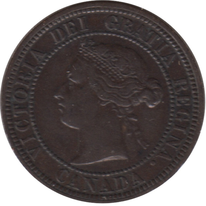 1882H Obv. 1 Canada 1-cent F-VF (F15)
