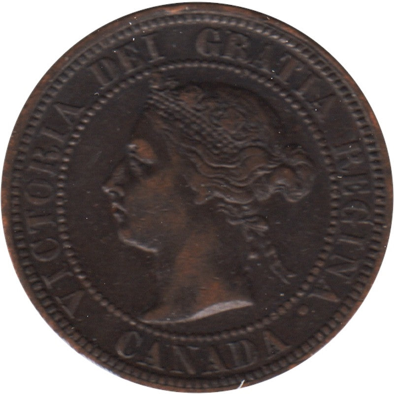 1882H Obv. 2 Canada 1-cent VF-EF (VF30)