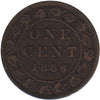 1886 Obv. 2 Canada 1-cent F-VF (F15)