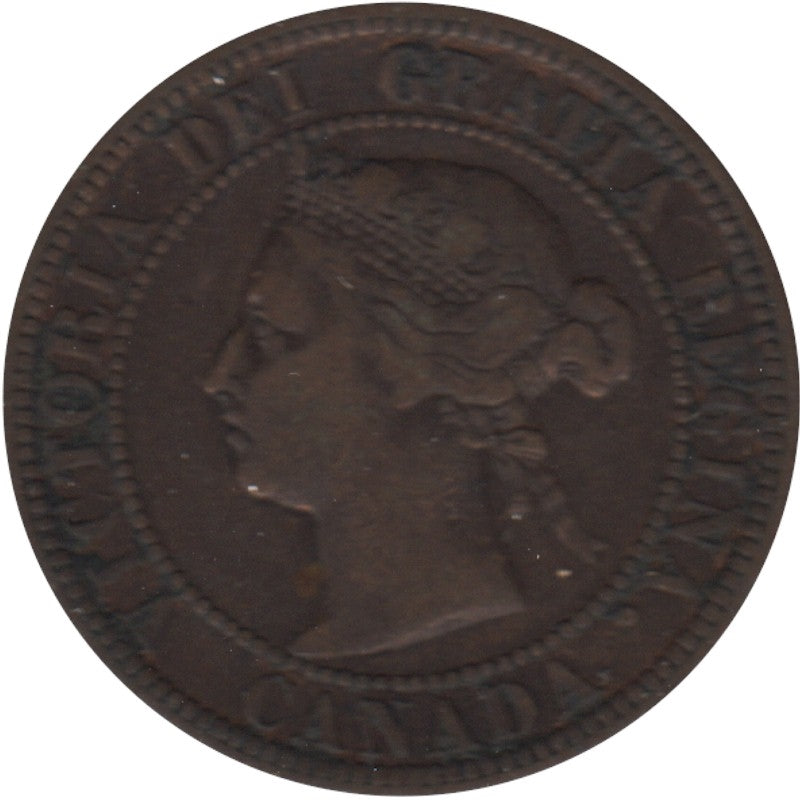 1887 Canada 1-cent Fine (F12)