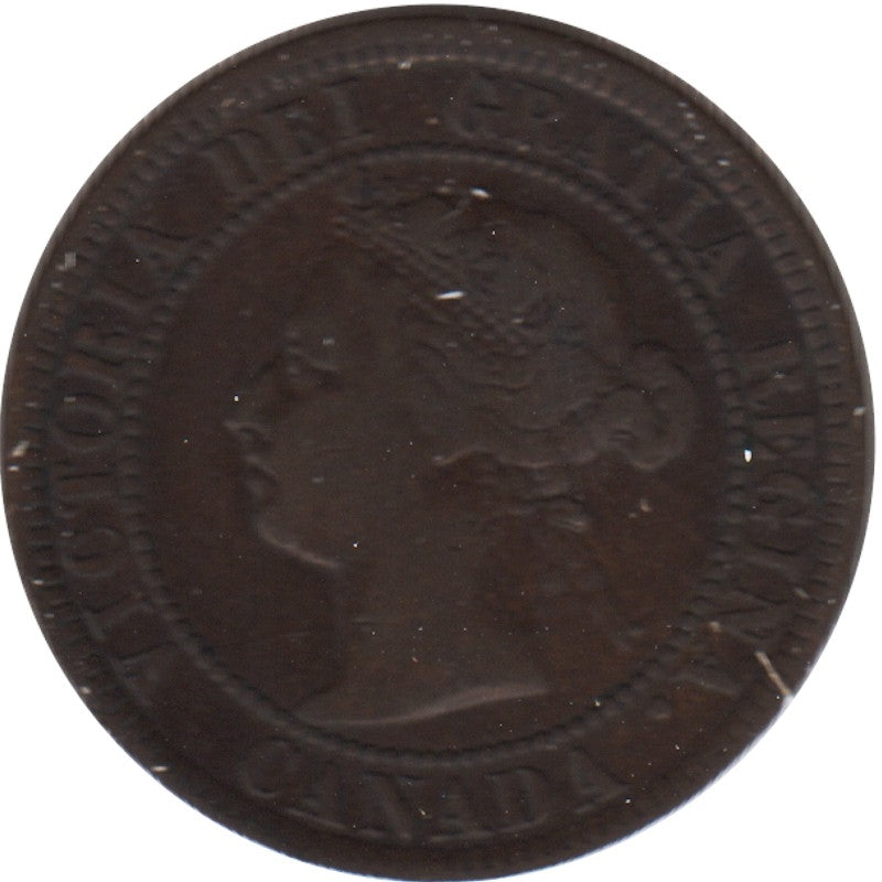 1887 Canada 1-cent VG-F (VG10)