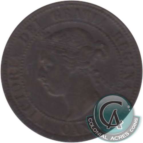 1895 Canada 1-cent Extra Fine (EF40)