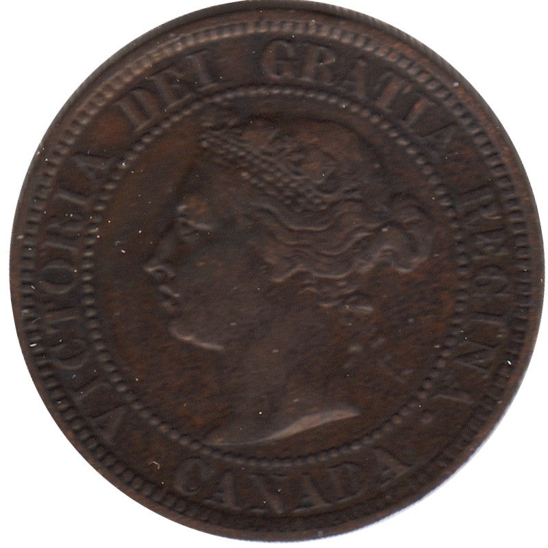 1887 Canada 1-cent Very Fine (VF20)