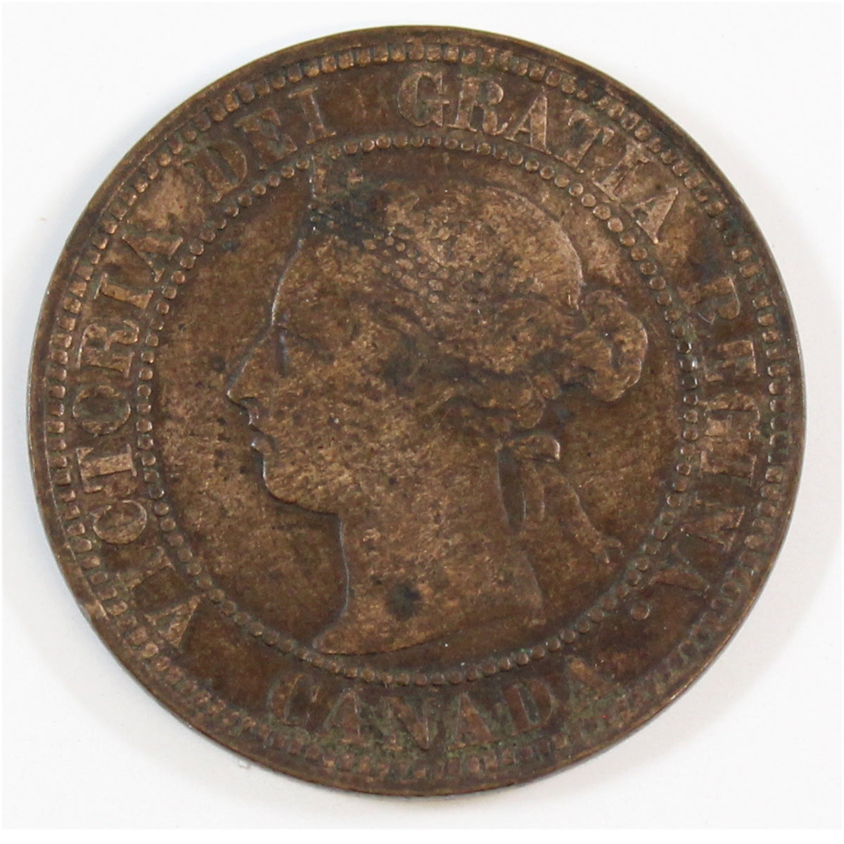1887 Far 7 Canada 1-cent Fine (F12)