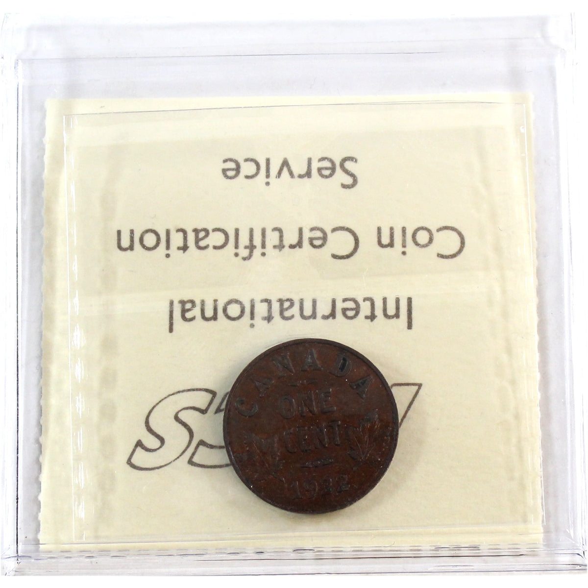 1922 Canada 1-cent ICCS Certified EF-40