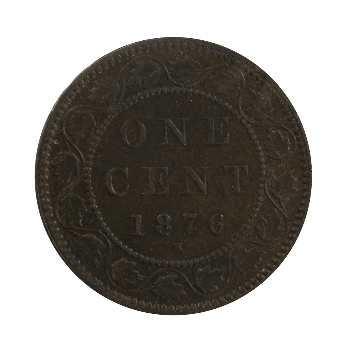 1876H Canada 1-cent EF-AU (EF-45)