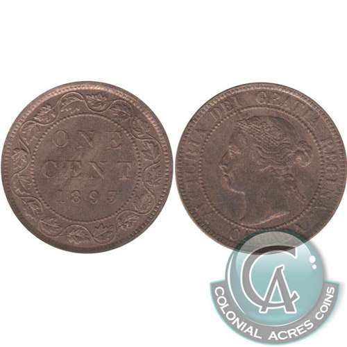1893 Canada 1-cent UNC+ (MS-62) $
