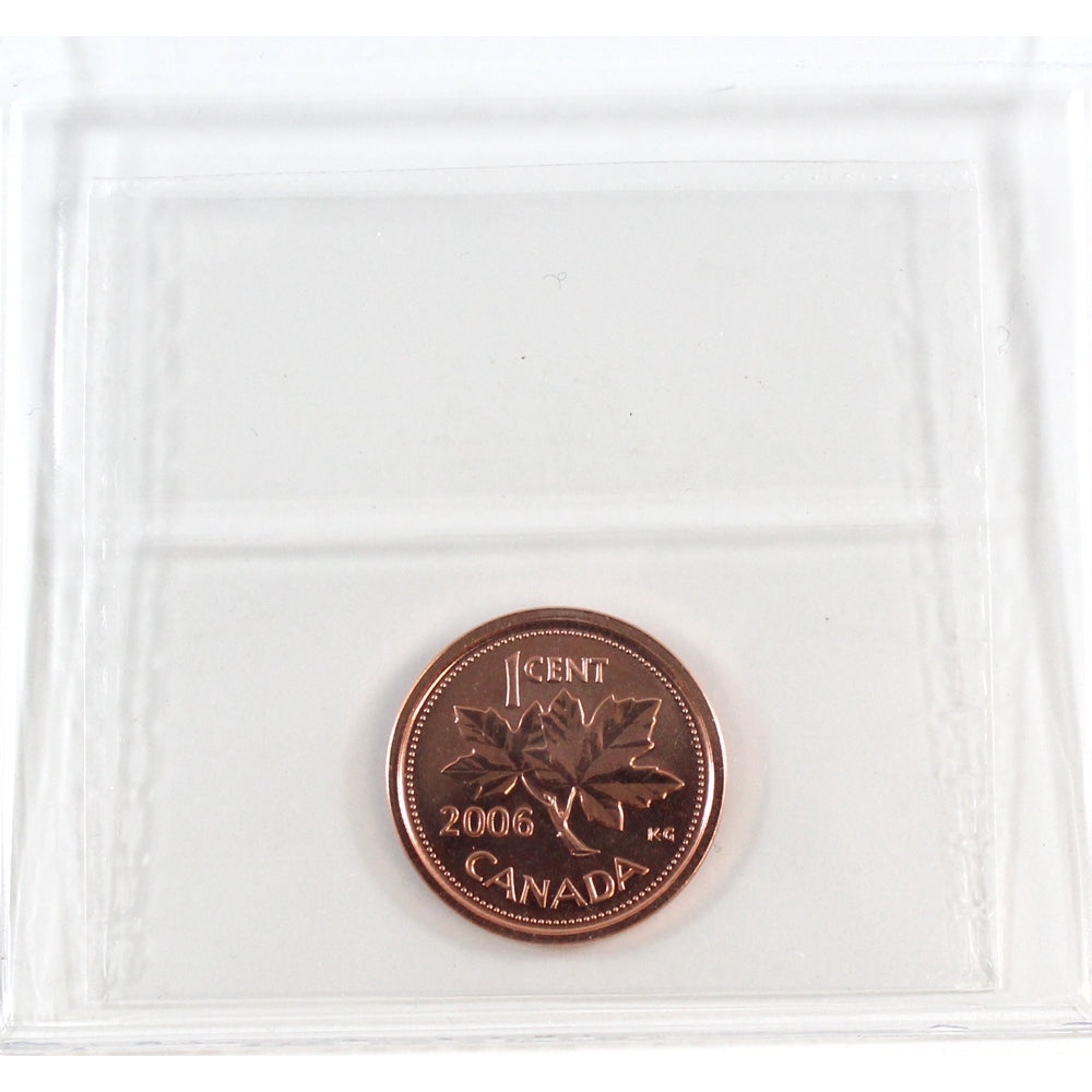 2006P Magnetic Canada 1-cent ICCS Certified MS67 Red; NBU