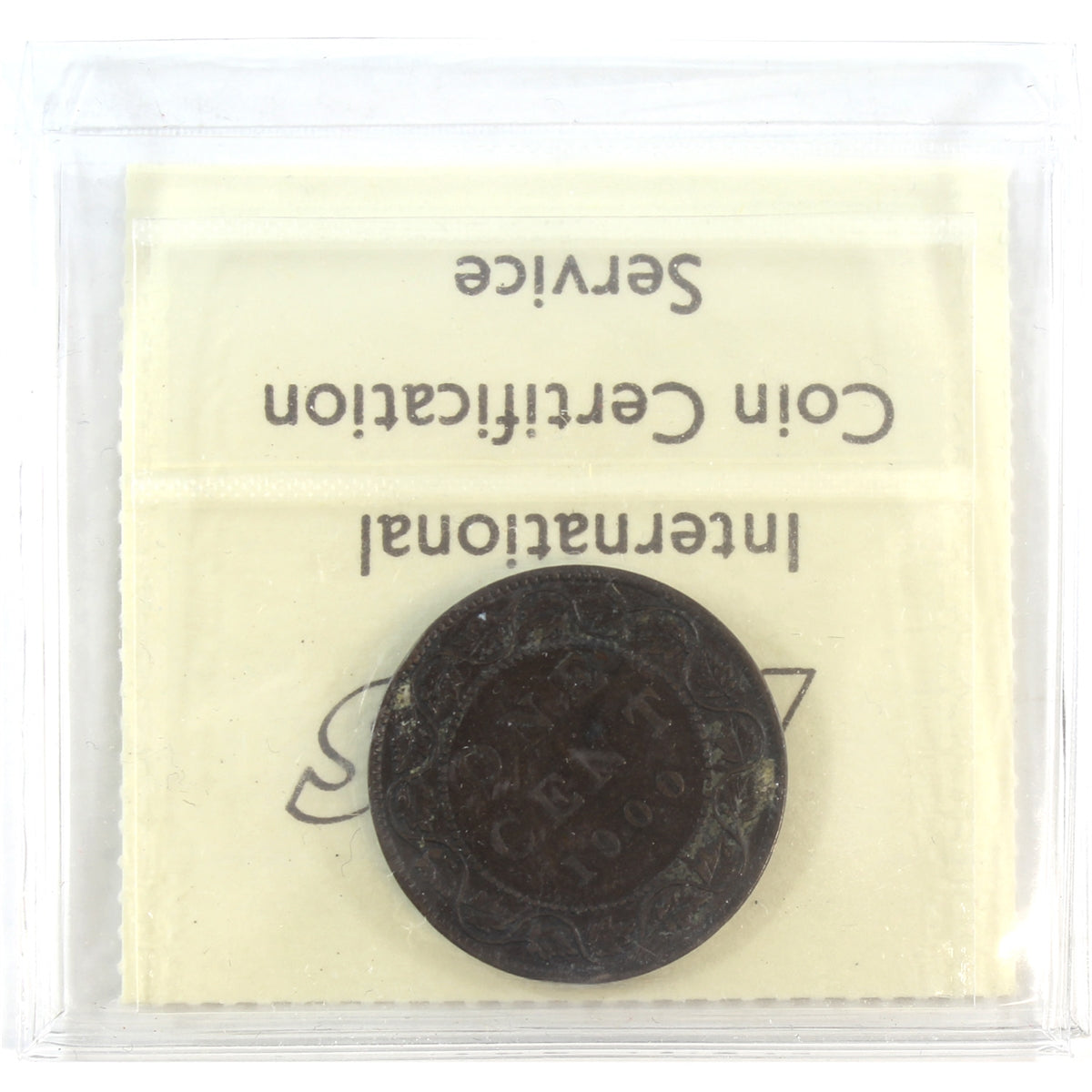1900 Canada 1-cent ICCS Certified VF30