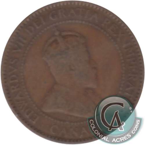 1904 Canada 1-cent Very Good (VG-8)