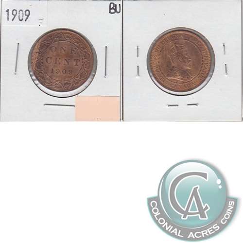 1909 Canada 1-cent Brilliant Uncirculated (MS-63) $