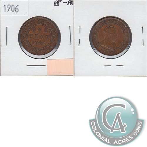 1906 Canada 1-cent EF-AU (EF45)
