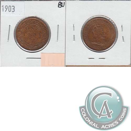 1903 Canada 1-cent Brilliant Uncirculated (MS63) $