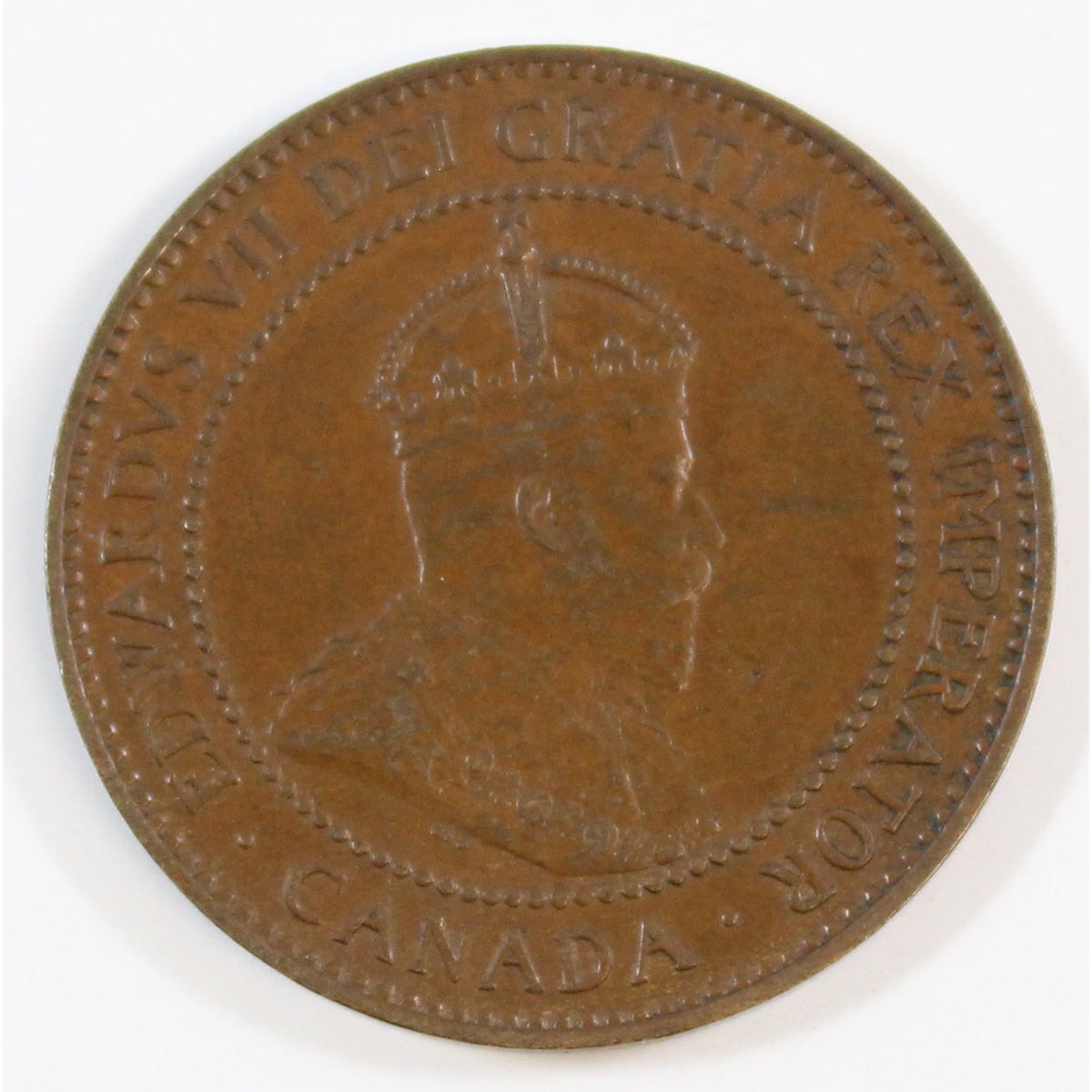1907 Canada 1-cent EF-AU (EF45)