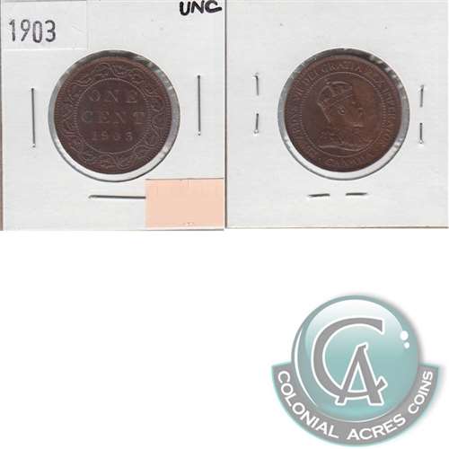 1903 Canada 1-cent Uncirculated (MS60)