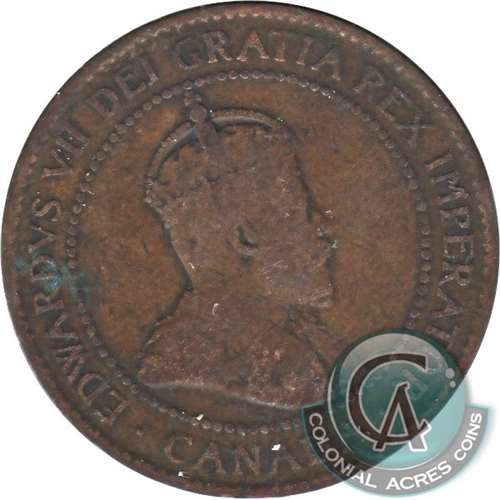 1905 Canada 1-cent About Good (AG3)