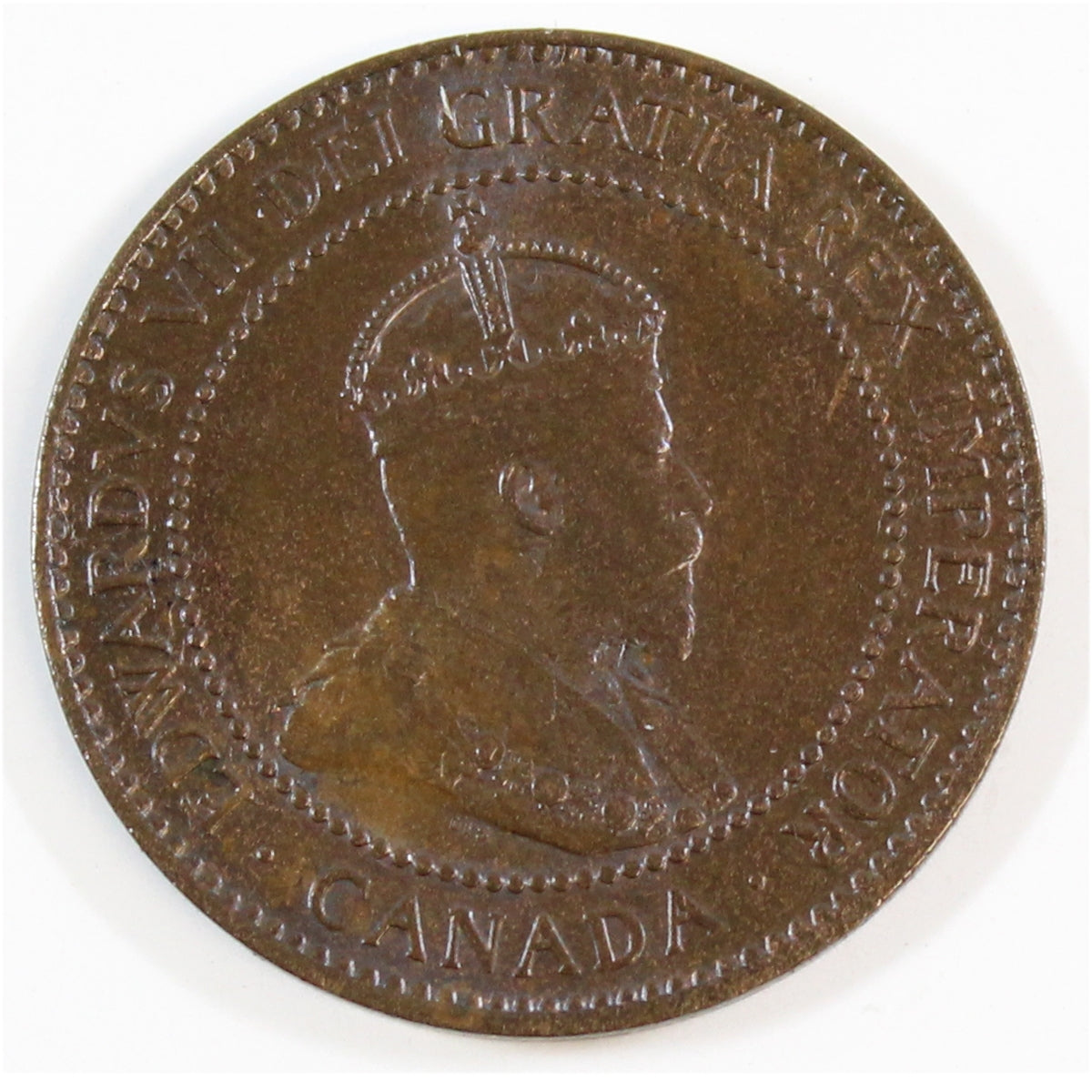 1907 Canada 1-cent Almost Uncirculated (AU50)
