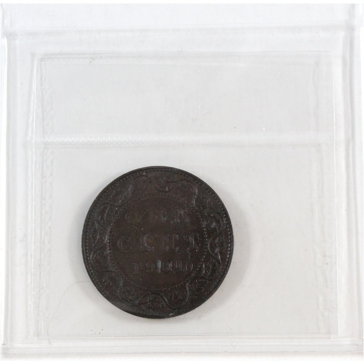 1901 Canada 1-cent ICCS Certified AU-50