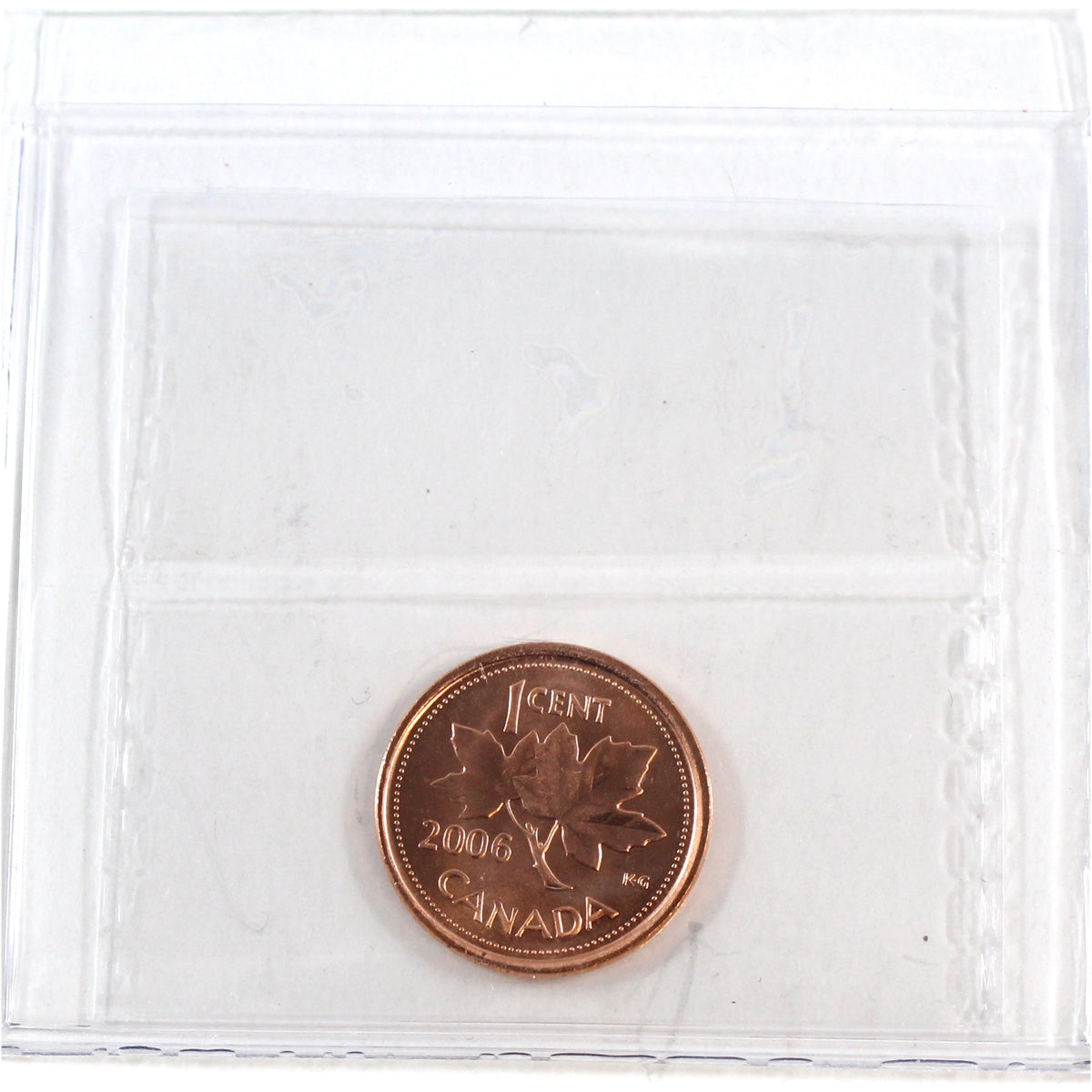 2006 Logo Magnetic Canada 1-cent ICCS Certified MS66 Red