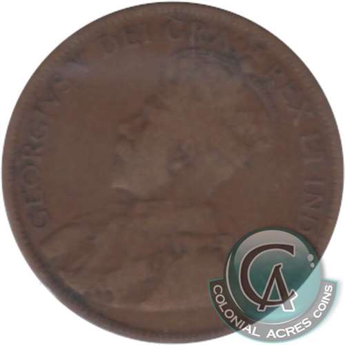 1918 Canada 1-cent VG-F (VG10)