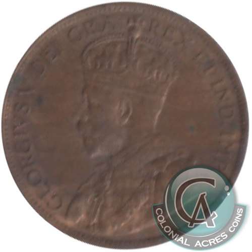 1915 Canada 1-cent Almost Uncirculated (AU-50)