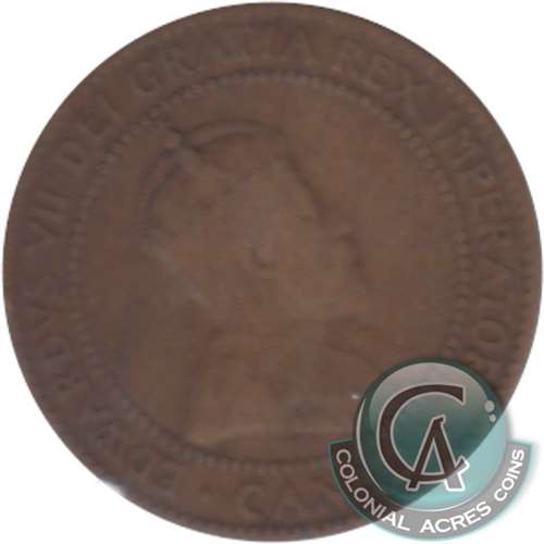 1910 Canada 1-cent G-VG (G6)