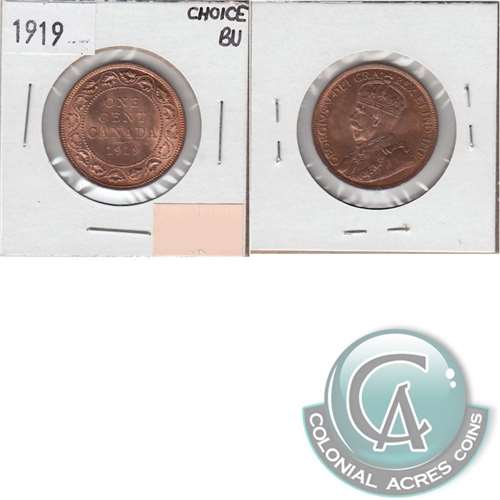 1919 Canada 1-cent Choice Brilliant Uncirculated (MS64) $