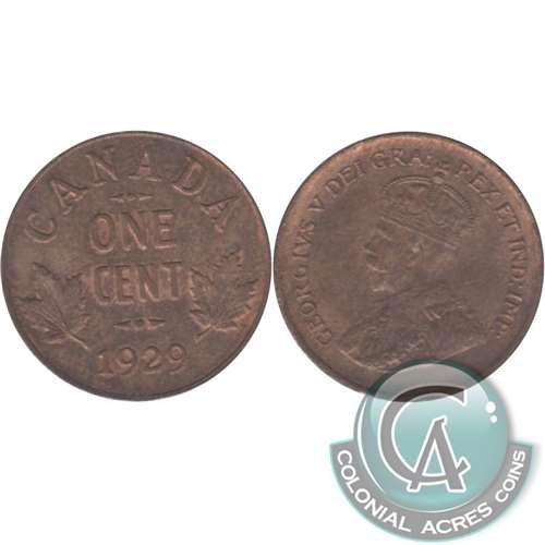 1929 Canada 1-cent Uncirculated (MS60)