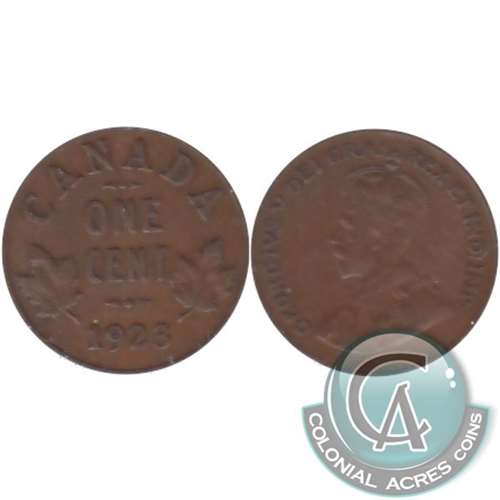1923 Canada 1-cent F-VF (F15) $