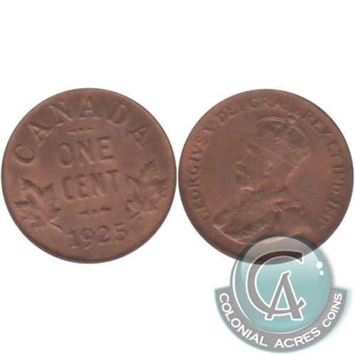 1925 Canada 1-cent Brilliant Uncirculated (MS63) $