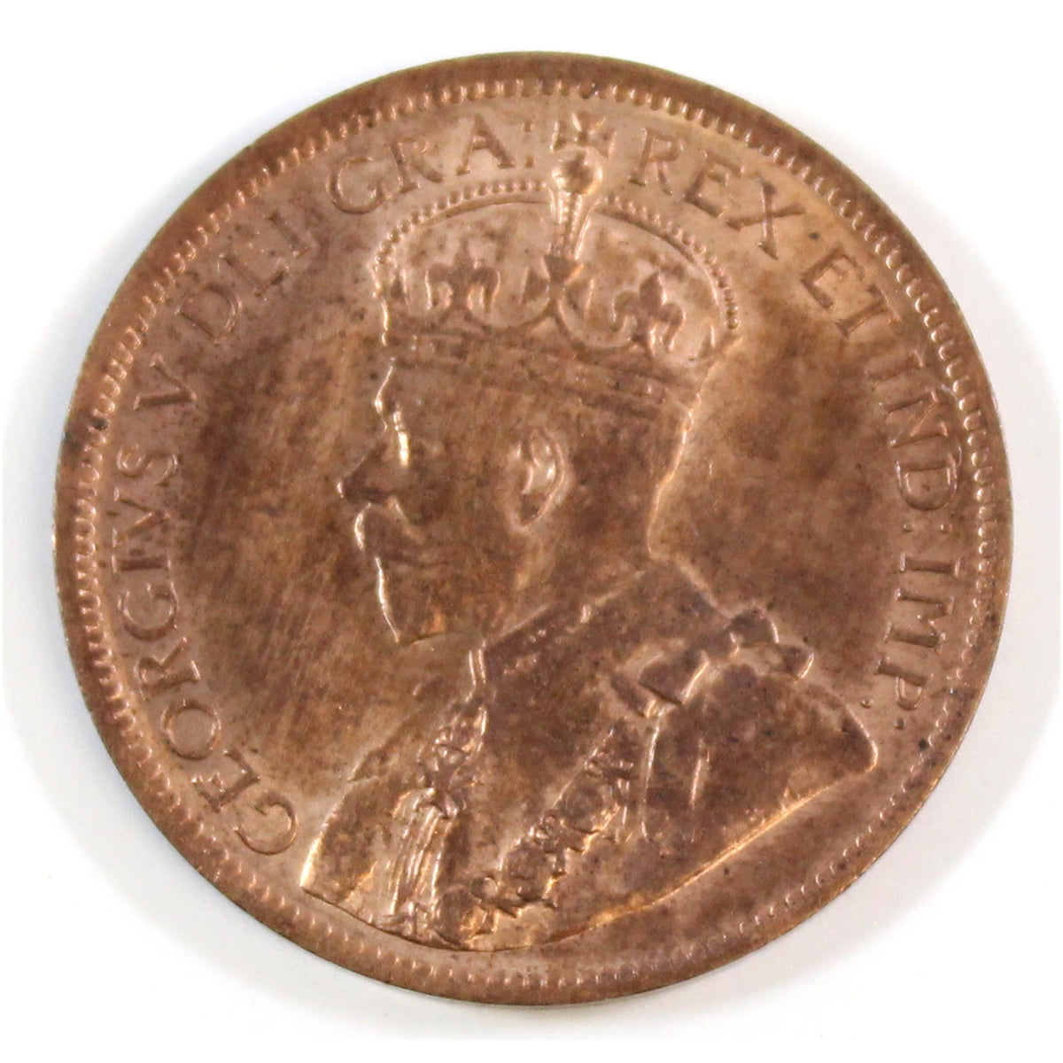 1917 Canada 1-cent Brilliant Uncirculated R & B (MS63)