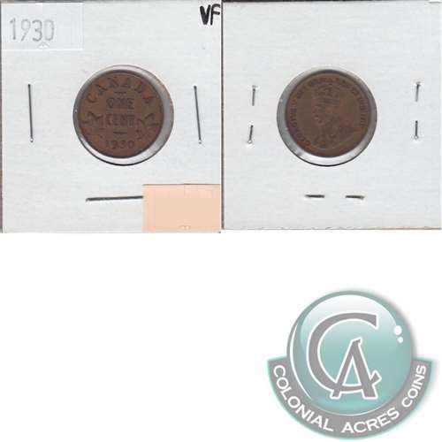 1930 Canada 1-cent Extra Fine (EF40)