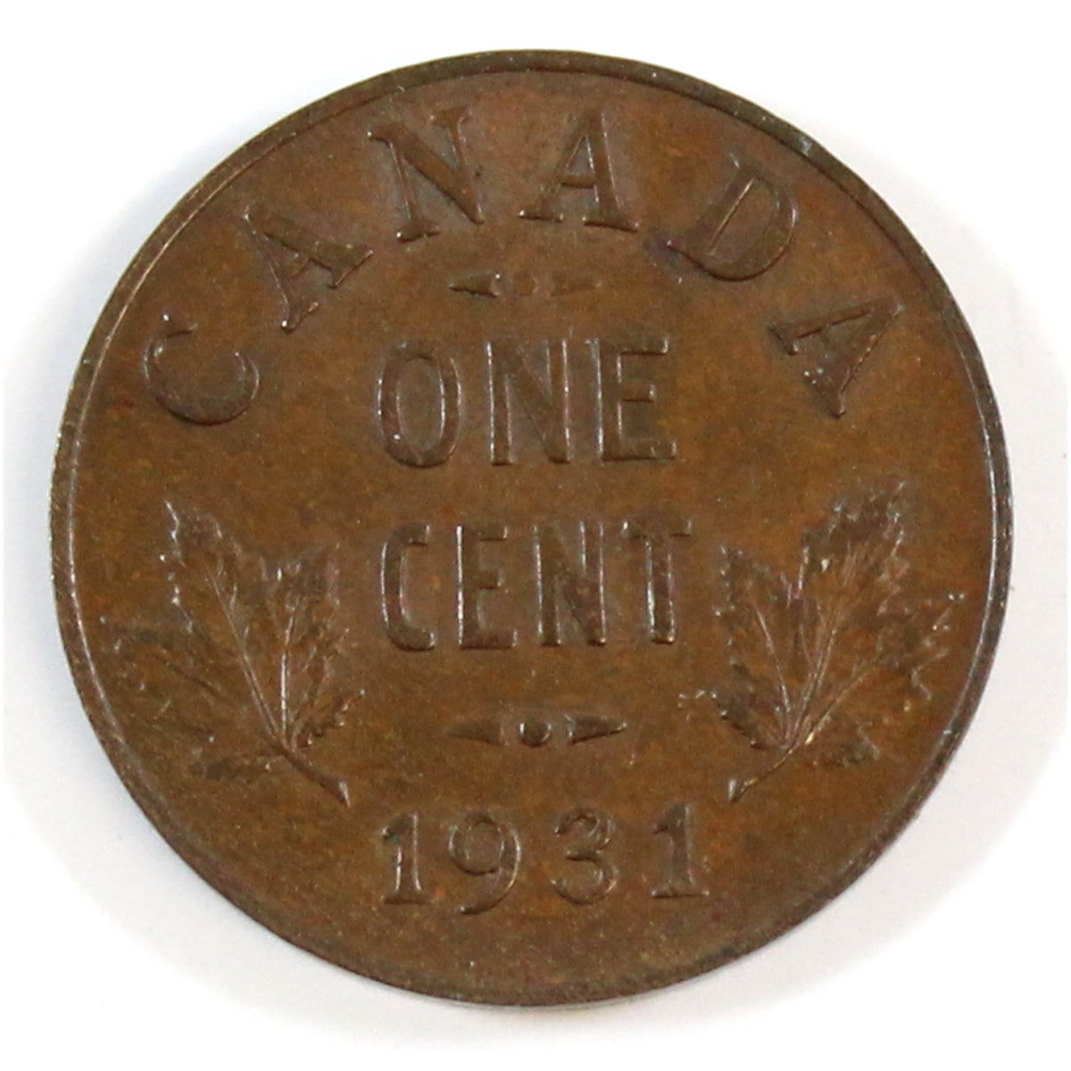 1931 Canada 1-cent Almost Uncirculated (AU50)