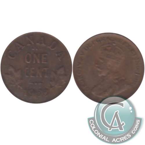 1933 Canada 1-cent VG-F (VG10)