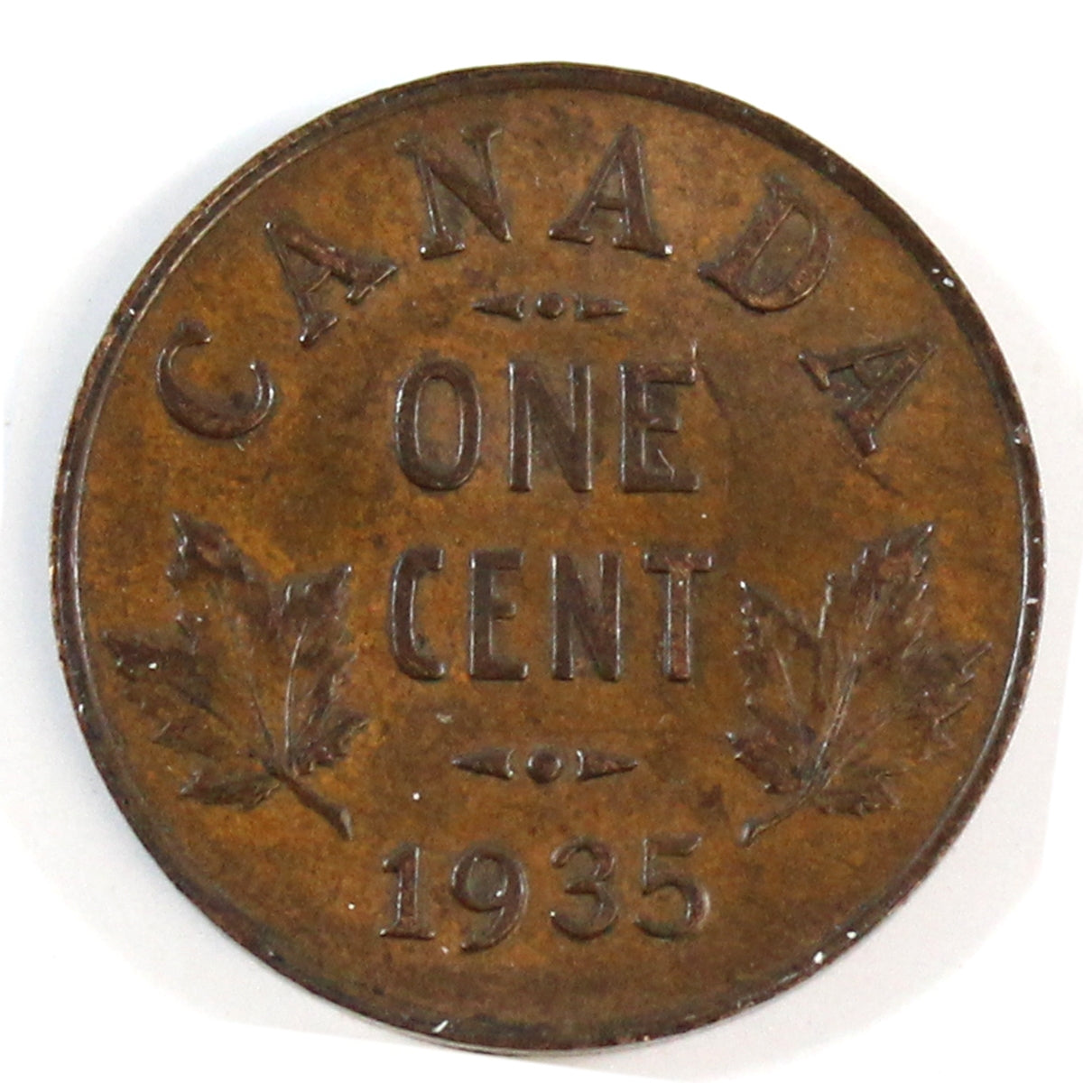 1935 Canada 1-cent EF-AU (EF-45)