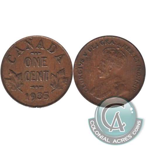1935 Canada 1-cent Uncirculated (MS-60)