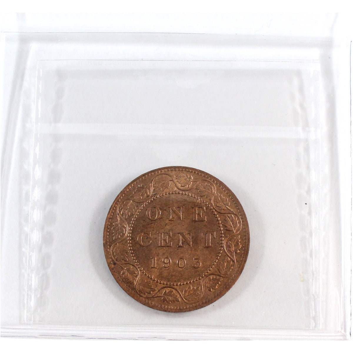 1903 Canada 1-cent ICCS Certified MS63 Red